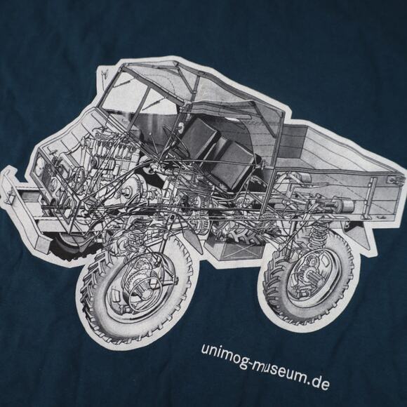 Vintage Unimog Diagram Graphic T Shirt - Picture 4 of 9